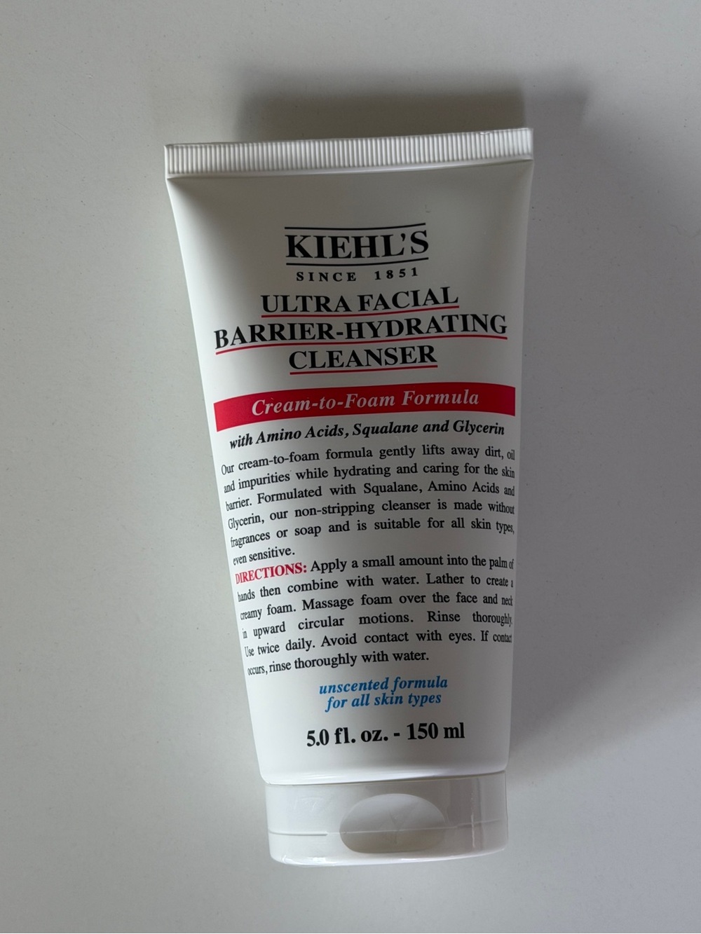 NWT Kiehl's Ultra Facial Barrier-Hydrating Cleanser